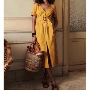 Sézane linen Marianne dress